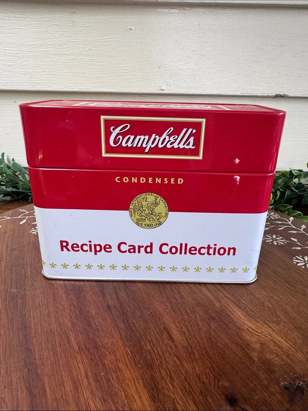 Campbell's Red & White Recipe Card Collection Tin